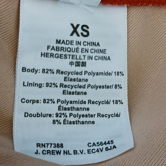 NEW J. Crew Red Tie-back Halter Bikini Swim‎ Top Women's Size XS - Picture 8 of 10